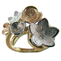 Bague Or Bicolore Blossom 