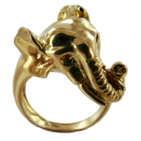 Bague Or Jaune Eléphant 