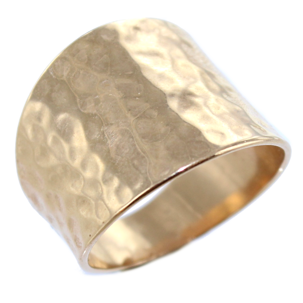 Bague Bandeau martelé - Image 3 