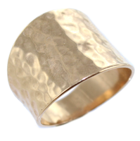 Bague Bandeau martelé - Image 3 