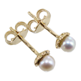 Boucles d\'oreilles&nbsp;Dolce 4mm - Image&nbsp;3 