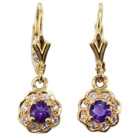 Boucles d'oreilles Or 18 K Jaune Florita 