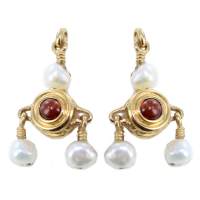 Boucles d'oreilles Or 18 K Jaune Etrusques 