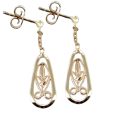 Boucles d'oreilles Or Jaune Lys 