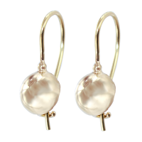 Boucles d\'oreilles Demi sphère - Image 3 