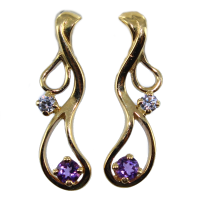 Boucles d'oreilles Or Jaune Charlize 