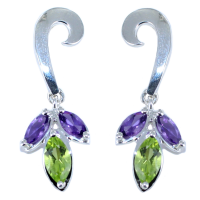 Boucles d'oreilles Argent Coquette 