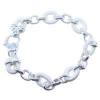 Bracelet Argent Gouttes glacées 