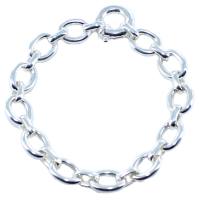 Bracelet Argent Maillons ovales 