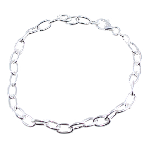 Bracelet Argent Maillons pour breloques 