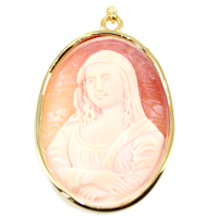 Pendentif Or Jaune Camée - Joconda 