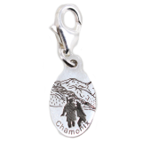 Système fixation Argent Mousqueton 