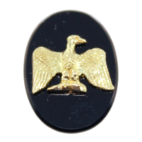 Chevalière Or Jaune Onyx - Exemple de motif 