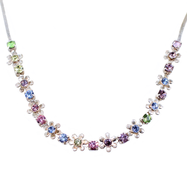 Collier Argent Rosy 
