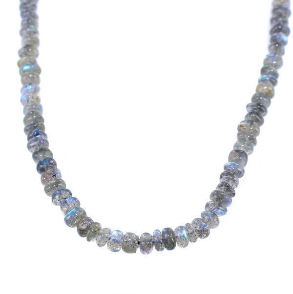 Collier Argent Labradorite 