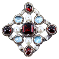 Broche Charles VI Argent 