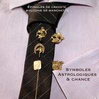 Epingle de cravate Zodiaque sur plaque - Image 2
