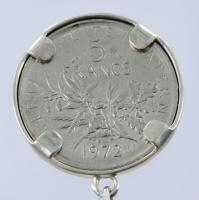 Pendentif Monture Entourage pièce 5 francs nickel - Image 2 