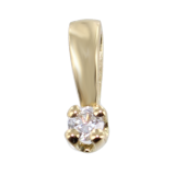 Pendentif Or 18 K Jaune Evidence 