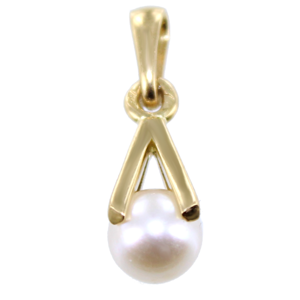 Pendentif Or Jaune Django - Perle 6.5 mm 
