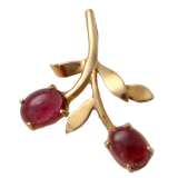 Pendentif Or Jaune Bourgeons 28mm 