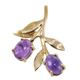 Pendentif Or Jaune Bourgeons 