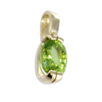 Pendentif Lovale 7x5 Olivine - Image 2 