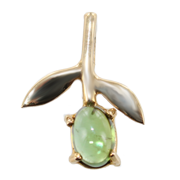 Pendentif Or Jaune Bourgeon 14mm 