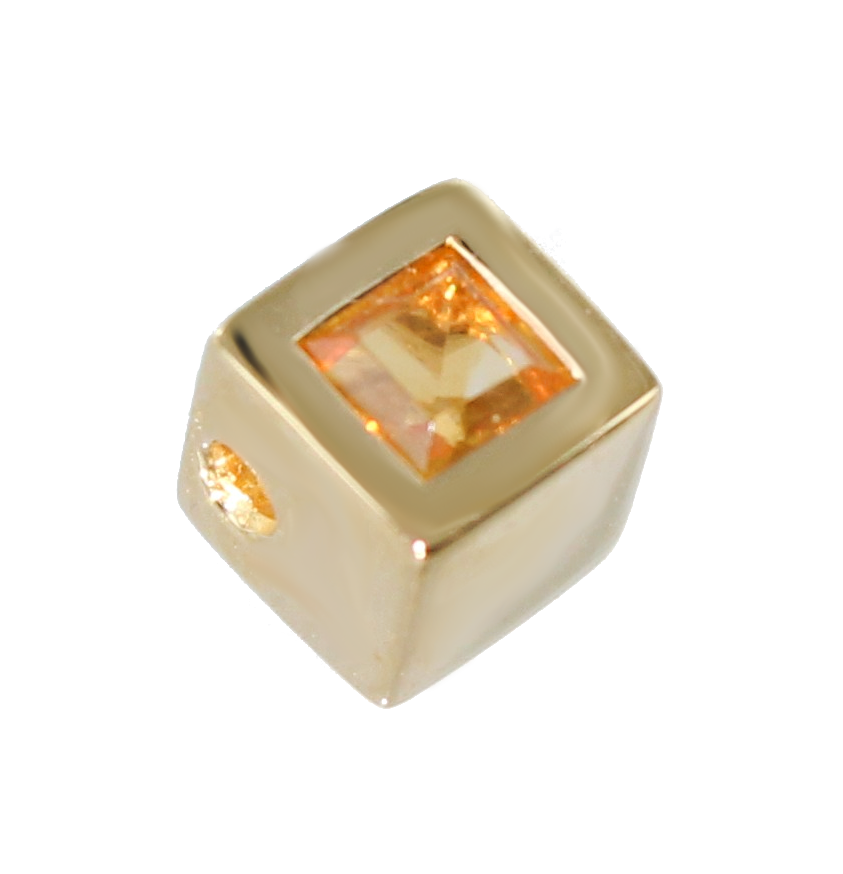 Pendentif Or 18 K Jaune Square 