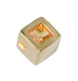 Pendentif Or 18 K Jaune Square 