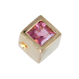 Pendentif Or 18 K Jaune Square 