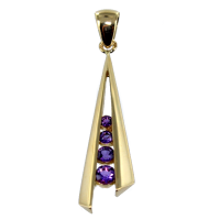 Pendentif Or Jaune Trisile 