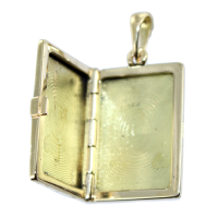 Pendentif Cassolette Rectangulaire Livre - 24 x 12 mm - Image 2