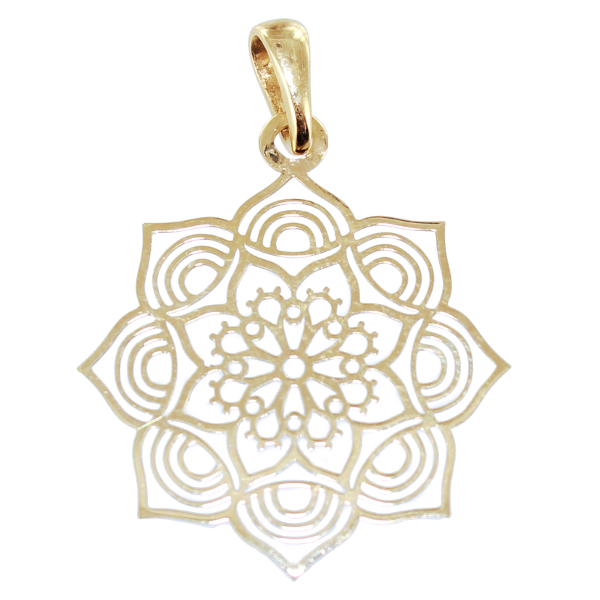 Pendentif Or Jaune Mandala - Taille 1 