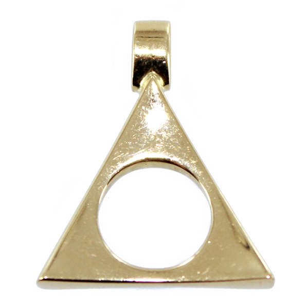 Pendentif Or Jaune Trilogie 