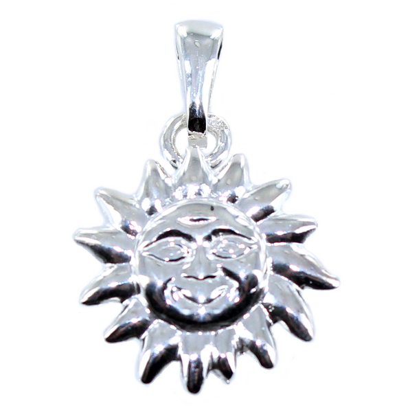 Pendentif Argent Soleil - Taille 1 