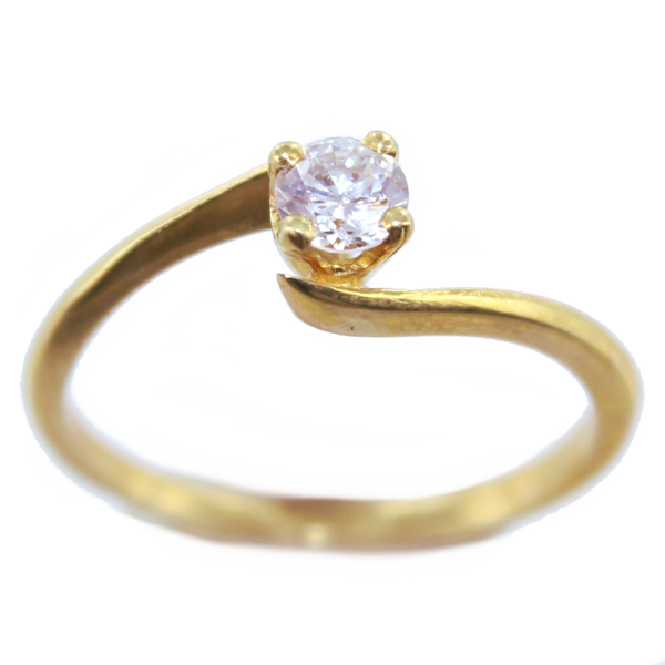 Bague Plaqué Or Luiga - T50 