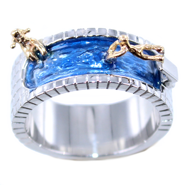 Bague Argent Big splash 