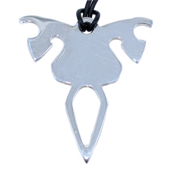 Pendentif Argent Symbole Tribal 2 