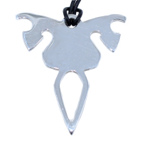 Pendentif Argent Symbole Tribal 2 