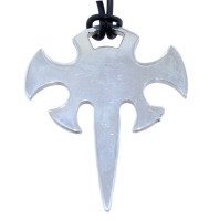 Pendentif Argent Symbole Tribal 3 