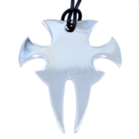 Pendentif Argent Symbole Tribal 4 