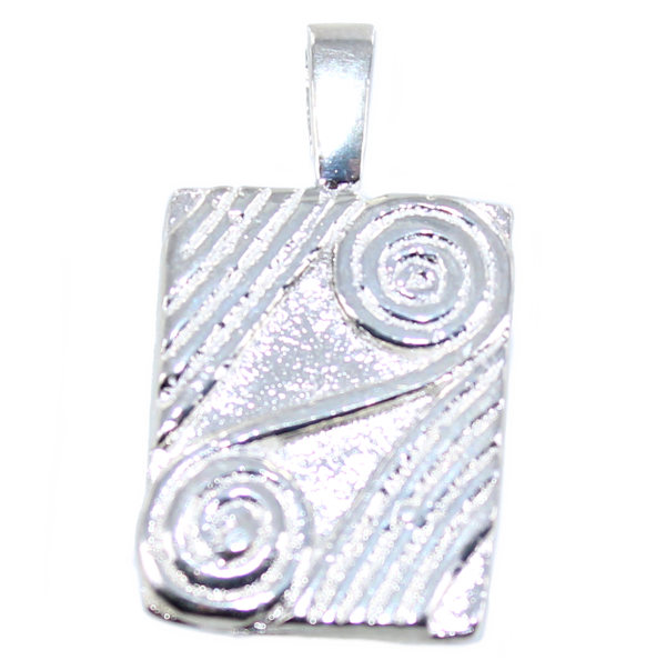 Pendentif Argent Poids africain Nzebi 