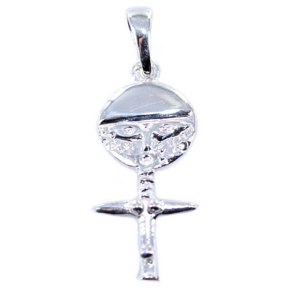 Pendentif Argent Poupée Ashanti - Taille 4 