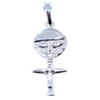 Pendentif&nbsp;Argent&nbsp;Poupée Ashanti - Taille 4 