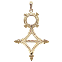 Pendentif Or Jaune Croix du sud Touareg 