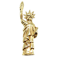 Pendentif Or Jaune Statue de la Liberté 