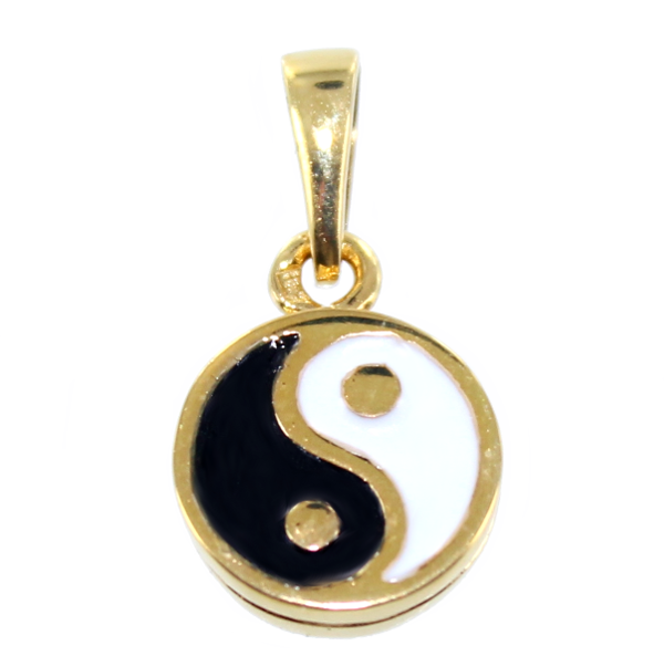 Pendentif Or Jaune Yin et Yang - Taille 1 