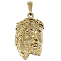 Pendentif Or Jaune Christ - Taille 4 