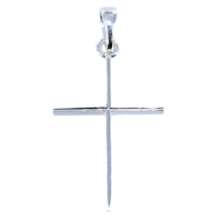 Croix catholique fine Argent 